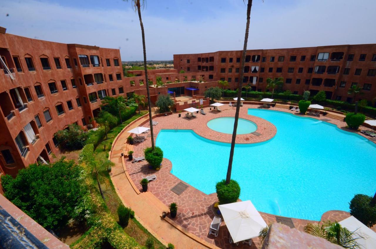 Appartamento Appart Vue Piscine Et Montagne Marrakech Marrakesh Esterno foto